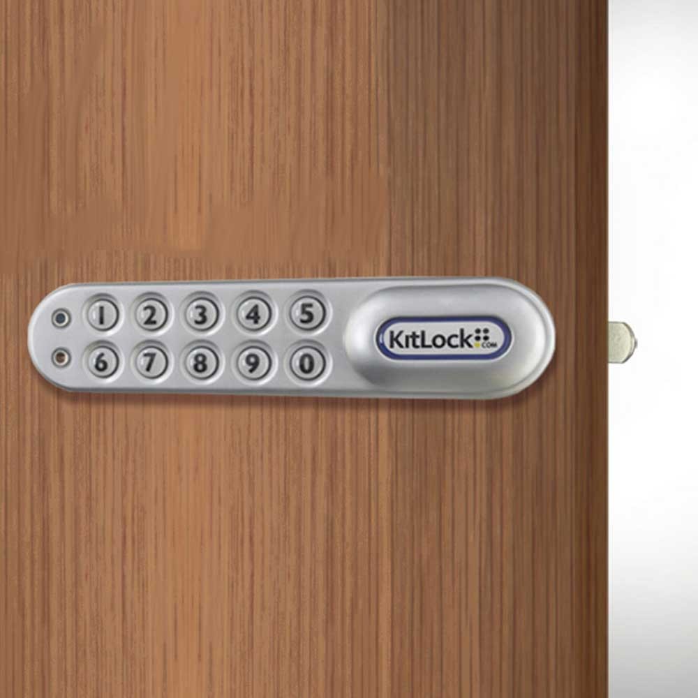 Silver Grey Kitlock Cabinet Lock Left Hand