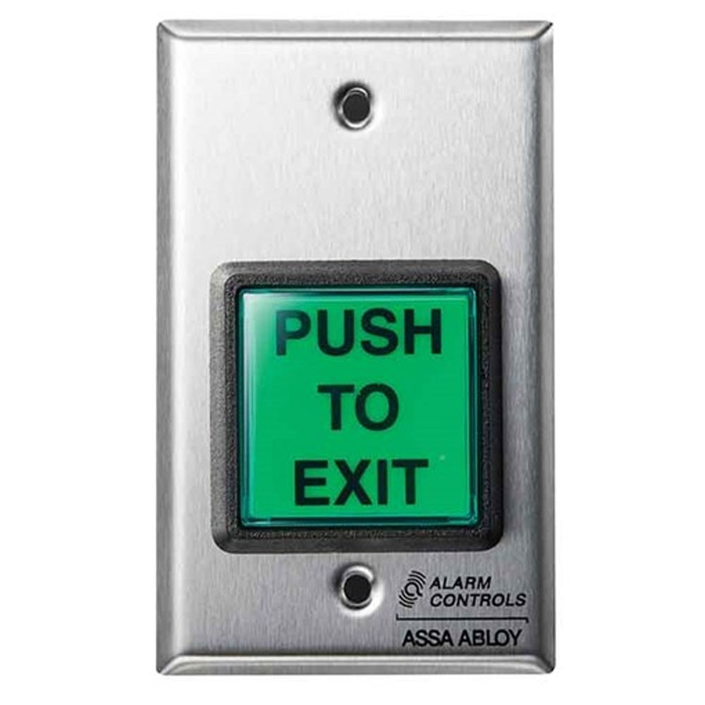 Alarm Controls Request To Exit Station with DPDT