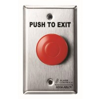 Alarm Controls TS-14R Request to Exit Station Red