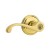 Polished Brass Exterior Lever
